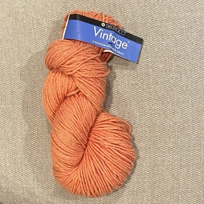 Berocco Vintage Wool Acrylic Nylon Blend Yarn Grapefruit Color 51180 Lot 1101 - Image 1 of 4