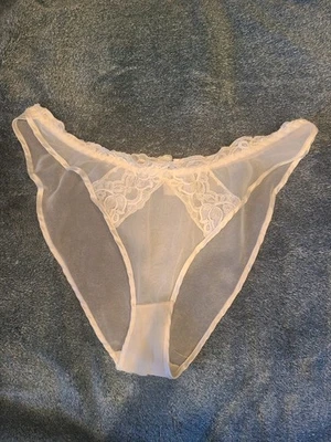 Ropa interior braguita de nailon transparente vintage Christian Dior transparente Foto 1 de 4