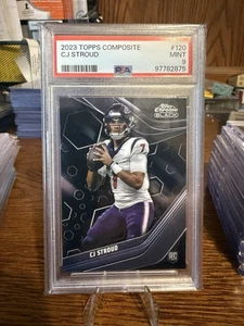 2023 Topps Composite #120 CJ Stroud Black Composite RC PSA 9 - Picture 1 of 2