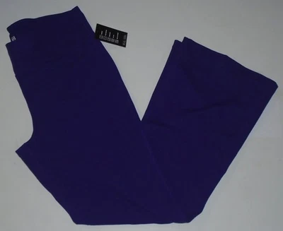 NUEVO CON ETIQUETAS MUJER IDEOLOGÍA PÚRPURA ACAMPANADO LEGGINGS PANTALONES YOGA Talla: GRANDE Foto 1 de 4