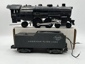 Gilbert American Flyer S Gauge #21161 Atlantic Loco/Tender - Exc. - 1960, Uncat. - Picture 1 of 14