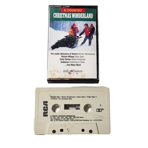 A Country Christmas Wonderland Cassette Music Tape The Judds Dollie Parton More - Foto 1 di 10