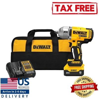 DeWalt DCF900P1 20V MAX inalámbrico de iones de litio 1/2 pulgada. Kit de llaves de impacto Foto 1 de 4