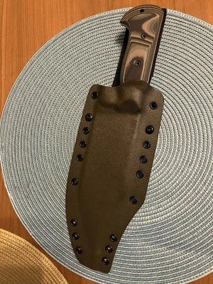 Work Tuff Gear Ranger Jungle Camo G-10 Dark Washed Blade K 329 - Image 1 of 4