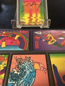 1994 Peter Max Woodstock '94 Poster Cards Peter Max Autograph ✍️ 6 Total - Picture 1 of 10