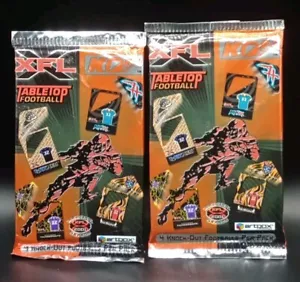 2001 XFL Tischplatte Fußball Sammelkarten Packungen Lot (x2) ArtBox Sport NFL UFL MVP - Bild 1 von 4