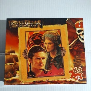Disney Pirates Of The Caribbean At Worlds End 63 Piece Jigsaw Puzzle -New Sealed - Picture 1 of 2