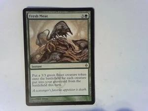 Fresh Meat New Phyrexia - Magic the Gathering CREASED Green - Picture 1 of 2