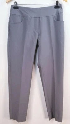 Pantalones de golf PING Adele Pull on, para mujer talla 8, gris, NUEVOS, 31 W x 26,5 L, HQ3121 Foto 1 de 4