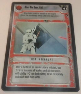 1996 Star Wars Customizable Card Game: A New Hope Blast The Door Kid!  - Picture 1 of 4
