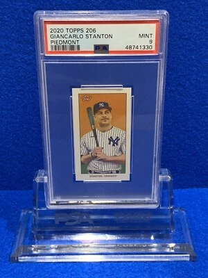 2020 Topps 206 Giancarlo Stanton PSA 9 MINT (POP ☝️) - Image 1 of 4