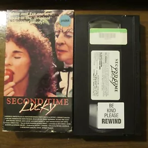 SECOND TIME LUCKY~1984 VG/C RARE VHS~DIANE FRANKLIN ROGER WILSON ROBERT MORLEY - Foto 1 di 4