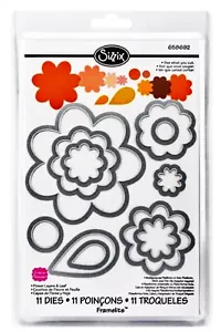 Sizzix Framelits Flowers Layers 11pc #658692/558692 Retail $22.99 S. Barnard - Picture 1 of 12