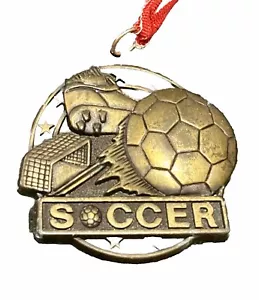 Vintage Metal Soccer medallion trophy - Picture 1 of 2