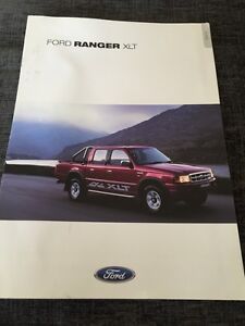2001 Ford Ranger XLT Pick Up Truck UK Car Brochure