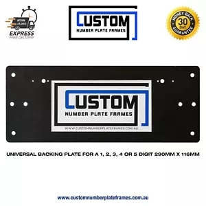 Universal Backing Plate for 3, 4 or 5 Digits plate 290mm x 116mm (1 only). - Picture 1 of 2