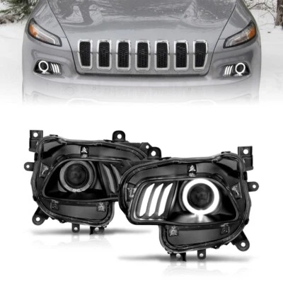 FAROS HALO LED PROYECTOR JEEP CHEROKEE 14-18 NEGRO 111353 Foto 1 de 4