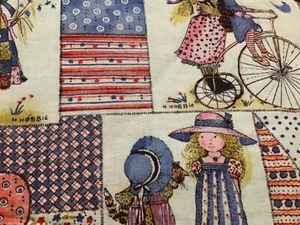 Hollie hobby vintage nuova maschera scuola maschere reversibile donna uomo bambino teen cotone - Foto 1 di 1