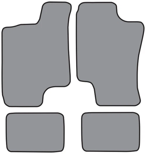 Alfombra Saturn SC1 1993-1996 Cutpile alfombrilla 4 piezas Foto 1 de 1