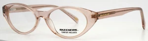 SKECHERS SE2193 045 Transparent Pink Womens Oval Eyeglasses 52-16-140 B:34 A - Picture 1 of 16