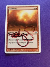 MTG Magic Flashfires Signed Artist Proof x1 9th Edition Randy Gallegos