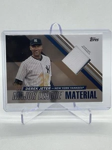 2024 Topps Major League Materials **Game Used Mem** Gold Pinstrip/50 Derek Jeter - Picture 1 of 2