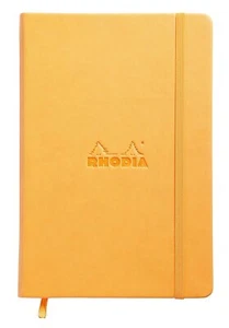 RHODIA 118608C - Rigid Notebook Webnotebook Orange - A5 - Lined - 192 Pages - - Picture 1 of 3