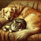 Golden Retriever , Greyhound , Lurcher, Sighthound Whippet  Card