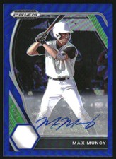 2021 Panini Prizm Draft Picks Base Autographs Prizms Blue #25 Max Muncy Auto /99