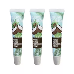 (3 PACK) Coconut Lip Mask - Nourish, Restore, Moisturizing, Hydrate - Picture 1 of 1