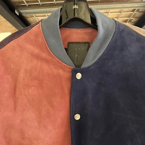 Pre Owned Pigalle Paris Suede Leather Jacket - Picture 1 of 9