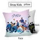 Kpop Stray Kids Two-sided Throw Pillow Sofa Car Seat Cushion Home Decor  Gift