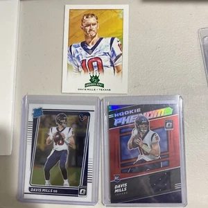 2021 Optic DAVIS MILLS Rookie Phenoms red refractor jersey, Optic Base, Green GK - Picture 1 of 2