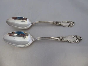 2 Reed & Barton versilberte TIGERLILIE / FESTIVITY Tafel Servierlöffel  - Bild 1 von 1