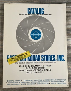 Vtg Eastman Kodak Stores Inc Catalog Camera Photography Equipment Photo Portland - Picture 1 of 9