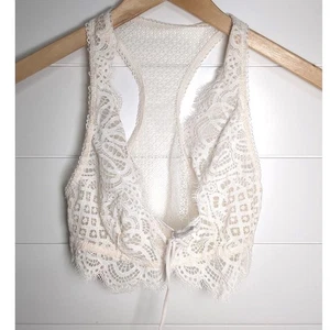 Victoria's Secret bralette donna pizzo trasparente Dream Angels taglia XS NUOVA CON ETICHETTE avorio sexy - Foto 1 di 9