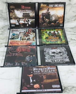 BONE THUGS-N-HARMONY (PROMO) MIXTAPE MIX CD (LOT OF 7) KRAYZIE BIZZY LAYZIE WISH Foto 1 de 4