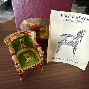 Edgar Berebi Limited Edition Mini Heritage Stuhl selten originalverpackt - Bild 1 von 8