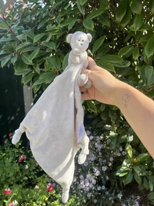 The Little White Company Monkey Grey Soother Excellent Condition Plush - Picture 1 of 9