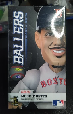 Loot Crate Sports Crate 2017 Mookie Betts Boston Red Sox Ballers Figure - Image 1 of 4