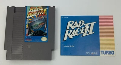 Rad Racer |I With Manual (Nintendo NES, 1990) TESTED - Image 1 of 4