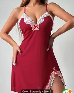 NWT, Red/White Ladies' Sexy Sleepwear for Summer - Picture 1 of 8