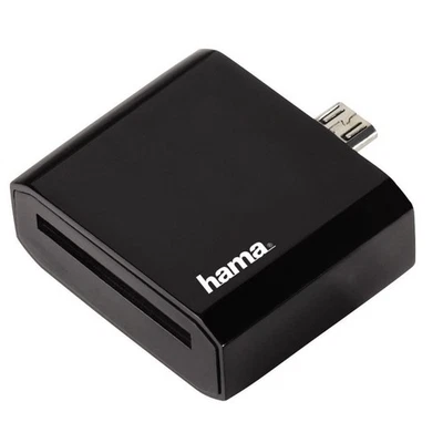 Hama Micro-USB OTG Adapter SD Kartenleser Card Reader Daten-Kabel Handy Tablet - Bild 1 von 4