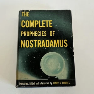 The Complete Prophecies of Nostradamus ed. Henry C Roberts HC/DJ 1949 printing - Picture 1 of 14
