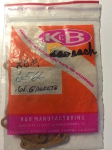 K&B Gasket For .65 # 6566 (bulk, Priced Per Each) - Picture 1 of 3