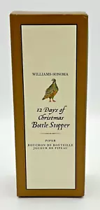 Williams Sonoma 12 Days of Christmas Flaschenverschluss Marc Lacaze 2012 Keramik Neu - Bild 1 von 13