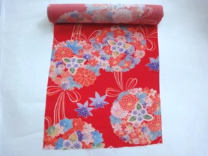 Tela de kimono de seda japonesa/tela crepe chirimen/komon kusudama/para artesanía - Imagen 1 de 3