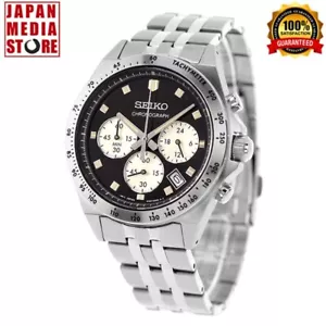 Seiko Spirit SBTR047 NEO VINTAGE Chronograph Quartz Stainless Steel Men Watch - Picture 1 of 9