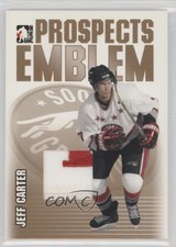 2004-05 ITG Heroes and Prospects Emblem Gold /10 Jeff Carter #GUE-4
