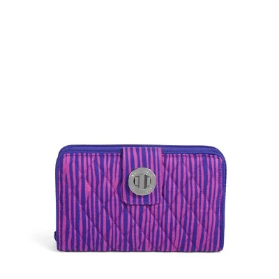 Cartera clutch Vera Bradley Turn Lock "rayas impresionistas" patrón retirado nueva con etiquetas Foto 1 de 2